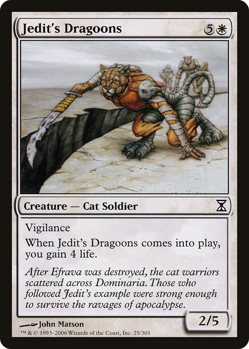 Jedit's Dragoons (TSP-025) [Time Spiral] MTG Single Wizards of the Coast