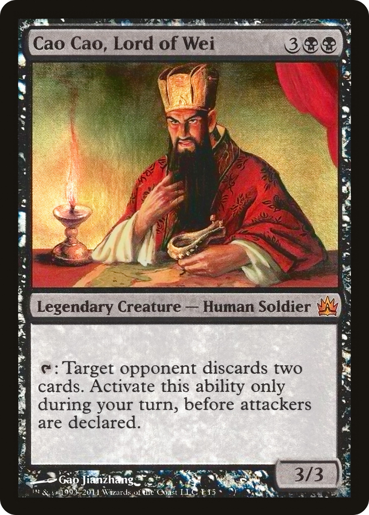 Cao Cao, Lord of Wei (V11-) [Misc] From the Vault: Legends Foil MTG Single Wizards of the Coast