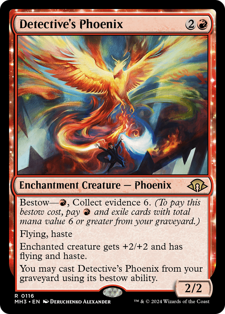 Detective's Phoenix (MH3-116) [Modern Horizons 3] MTG Single Wizards of the Coast