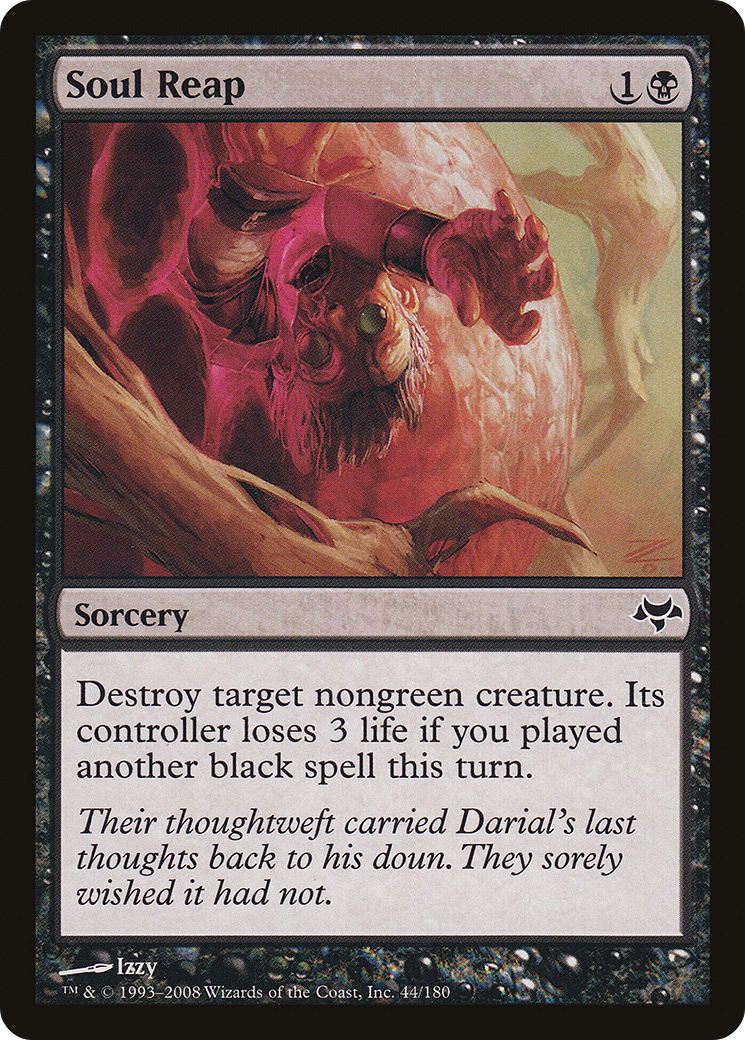 Soul Reap (EVE-044) [Eventide] MTG Single Wizards of the Coast