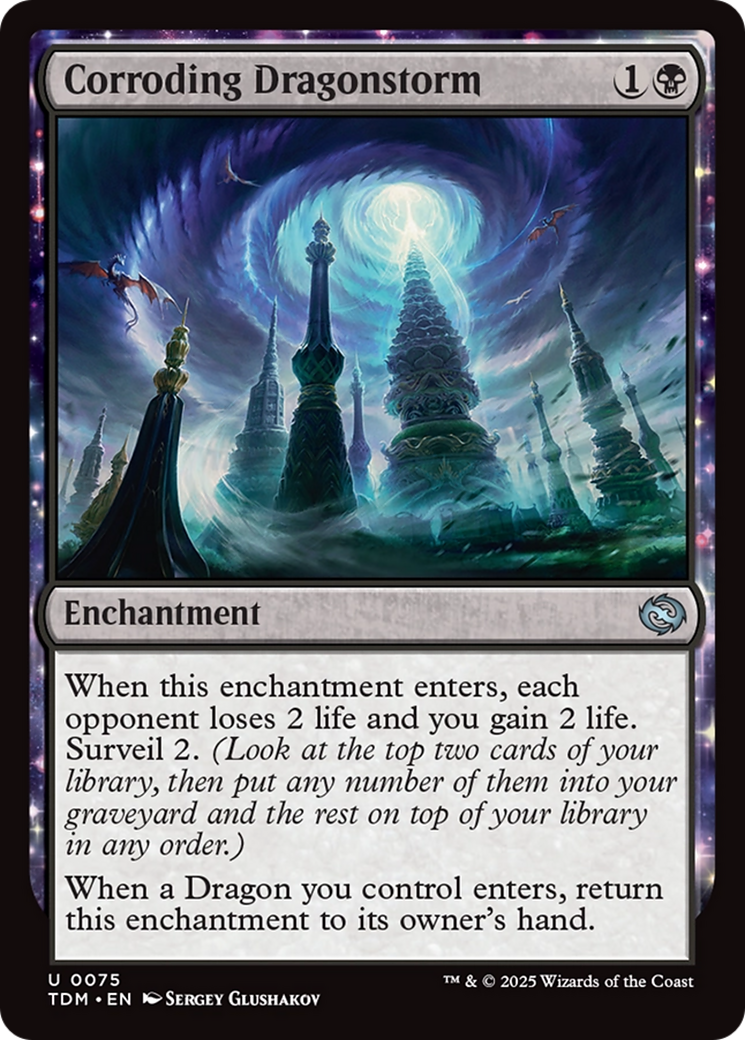 Corroding Dragonstorm (TDM-075) [Tarkir: Dragonstorm] MTG Single Wizards of the Coast