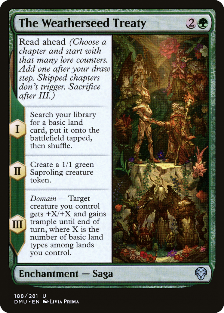 The Weatherseed Treaty (DMU-188) [Dominaria United] MTG Single Wizards of the Coast