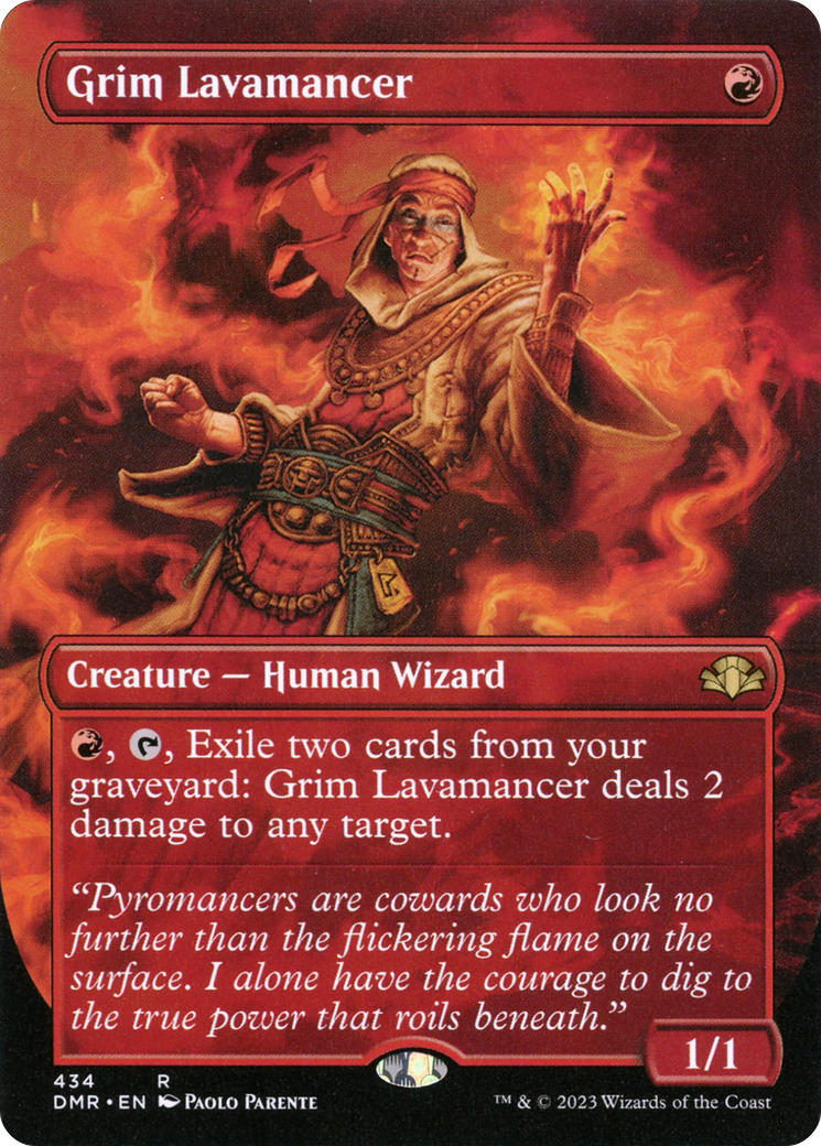 Grim Lavamancer (DMR-434) [Dominaria Remastered] (Borderless) MTG Single Wizards of the Coast