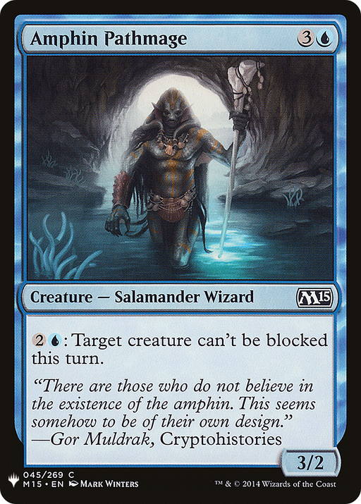 Amphin Pathmage (LIST-M15-45) [Mystery Booster] The List MTG Single Wizards of the Coast