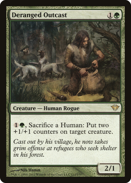 Deranged Outcast (DKA-112) [Dark Ascension] Foil MTG Single Wizards of the Coast