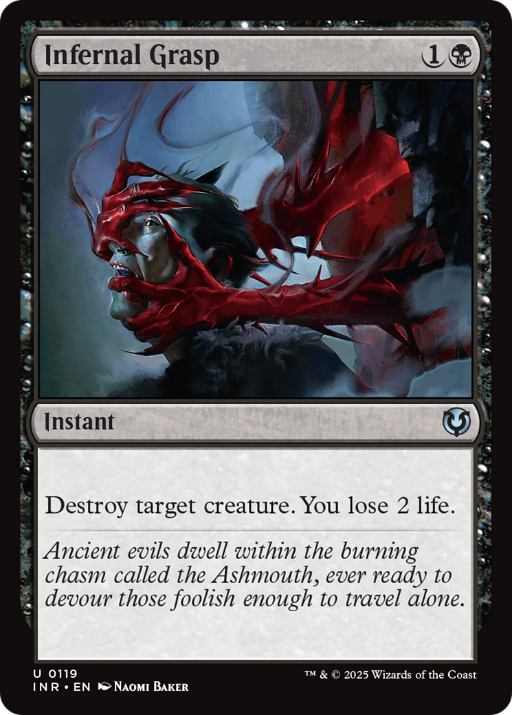 Infernal Grasp (INR-119) [Innistrad Remastered] Foil MTG Single Wizards of the Coast