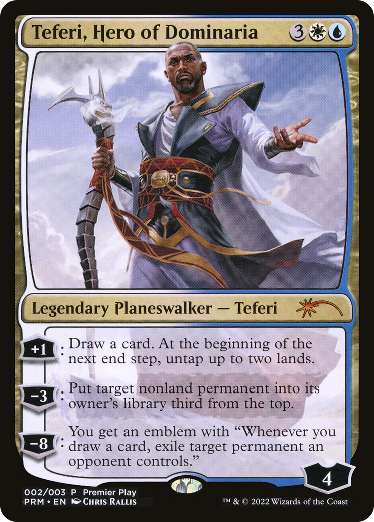 Teferi, Hero of Dominaria (PTP-002) [Misc] Pro Tour Promos MTG Single Wizards of the Coast