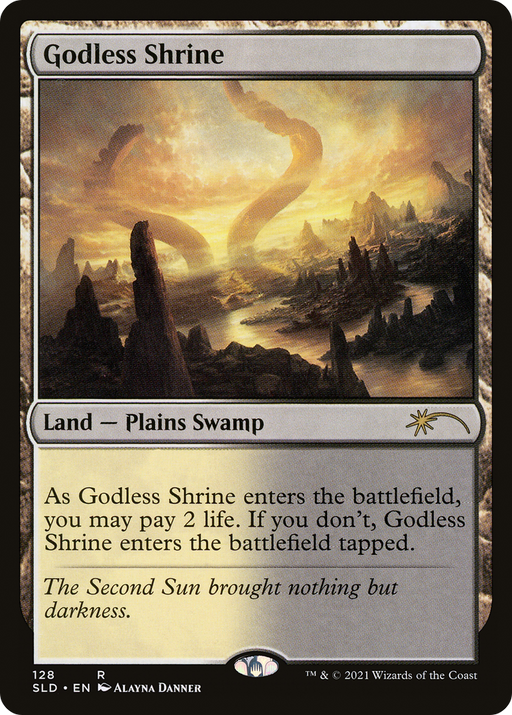 Godless Shrine (SLD-128) [Secret Lair Drop] MTG Single Wizards of the Coast