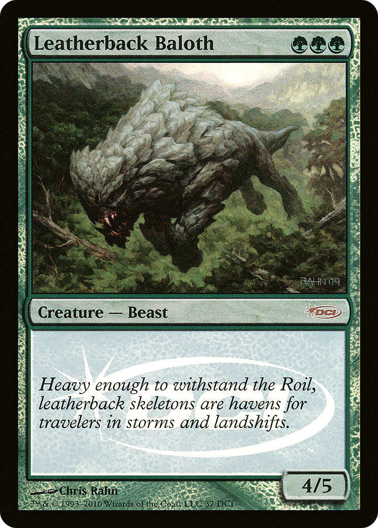 Leatherback Baloth (WPN-037) [Misc] DCI Promos Foil MTG Single Wizards of the Coast