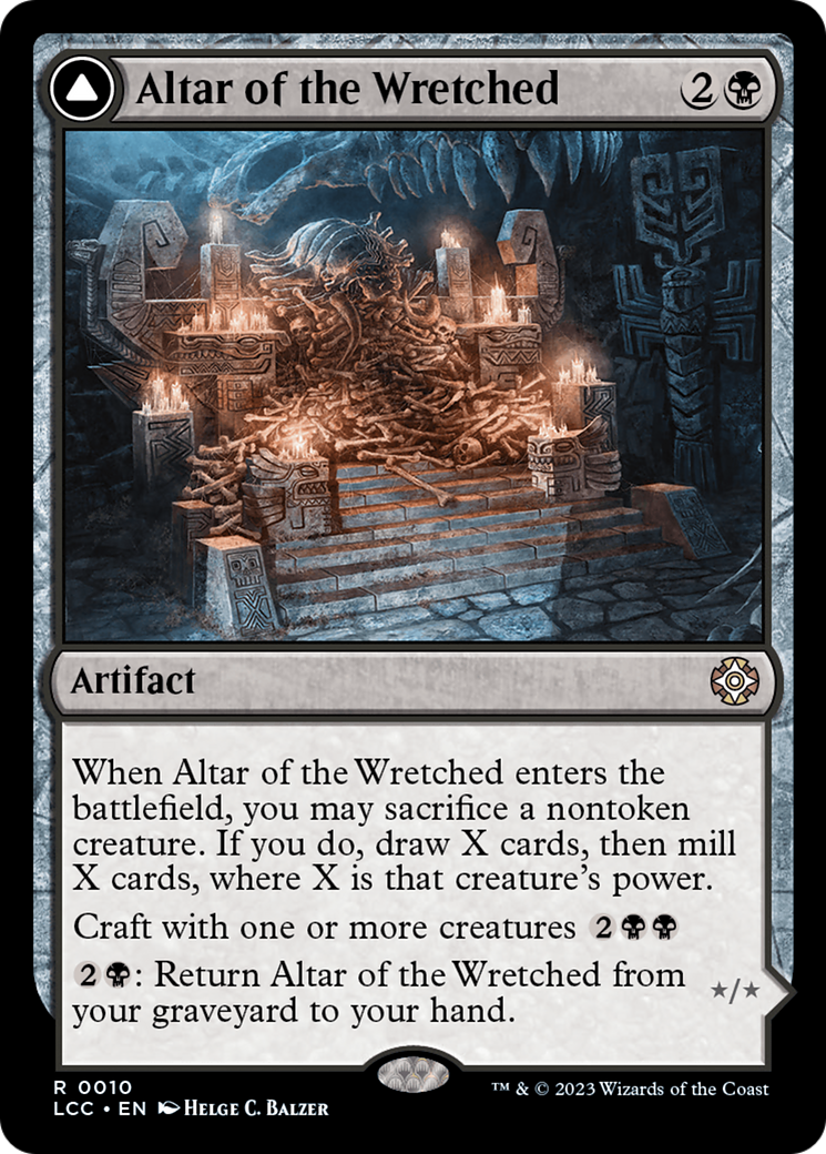 Altar of the Wretched (LCC-010) [The Lost Caverns of Ixalan Commander] MTG Single Wizards of the Coast