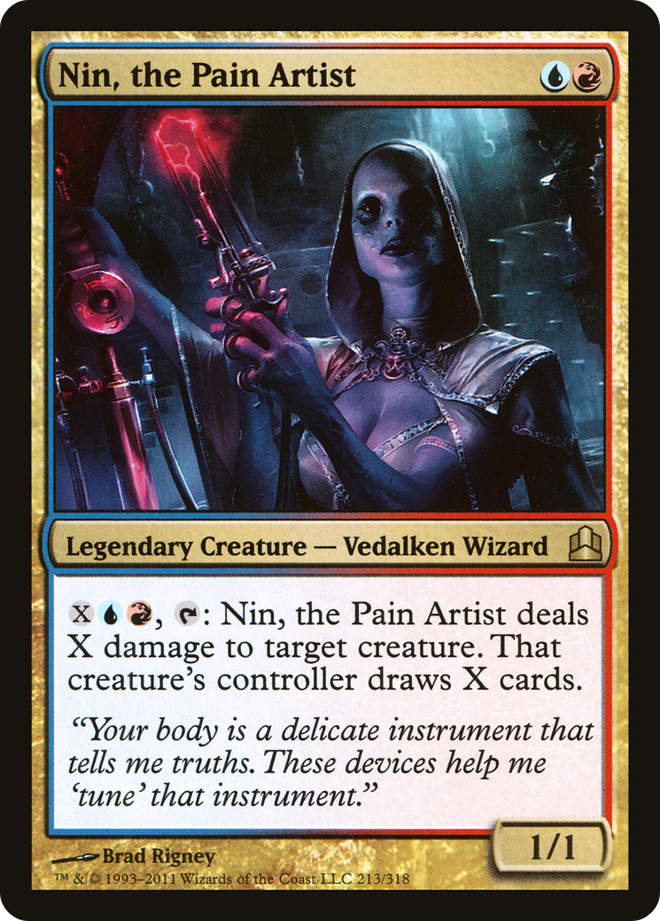 Nin, the Pain Artist (CMD-213) [Commander 2011] MTG Single Wizards of the Coast