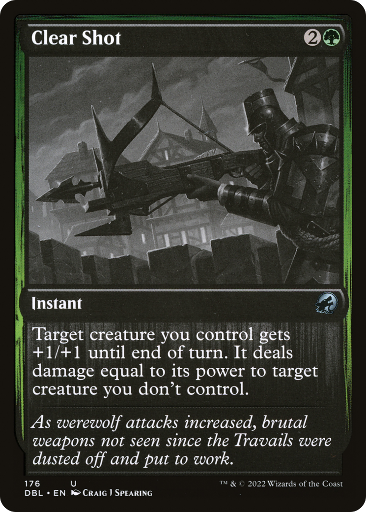 Clear Shot (DBL-176) [Innistrad: Double Feature] MTG Single Wizards of the Coast
