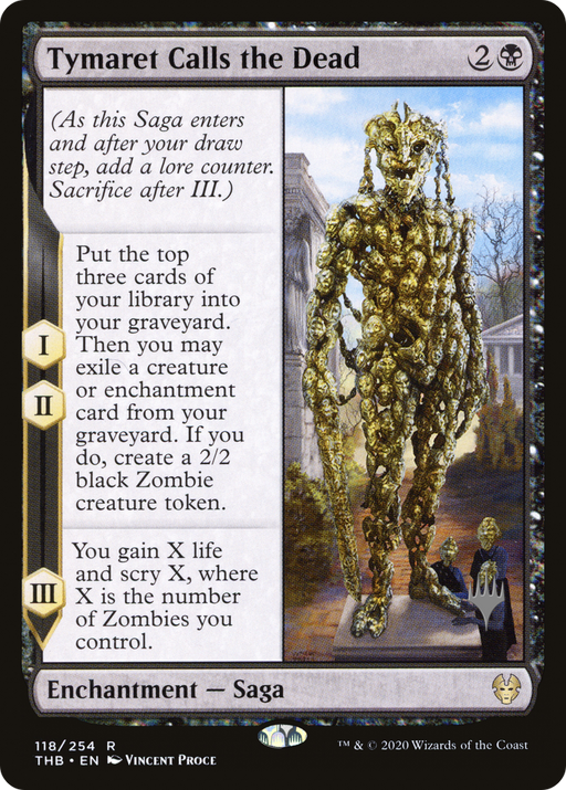 Tymaret Calls the Dead (PPTHB-118) [Theros Beyond Death Promos] Foil MTG Single Wizards of the Coast