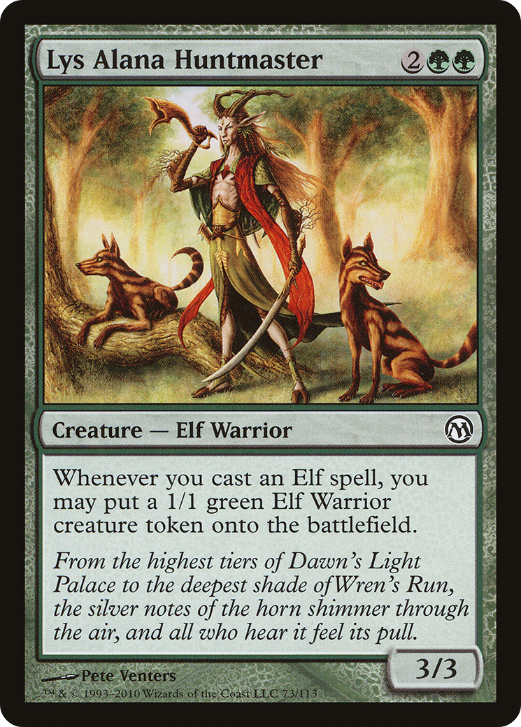 Lys Alana Huntmaster [Duels of the Planeswalkers] MTG Single Magic: The Gathering