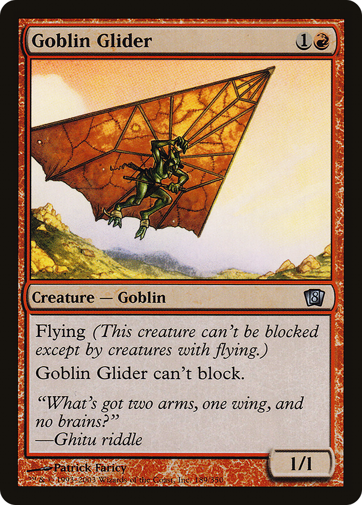 Goblin Glider (8ED-189) [8th Edition] Foil MTG Single Wizards of the Coast