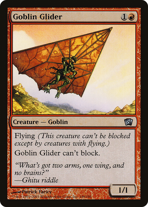 Goblin Glider (8ED-189) [8th Edition] Foil MTG Single Wizards of the Coast