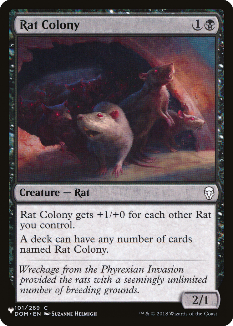 Rat Colony (LIST-101/269) [Mystery Booster] The List MTG Single Wizards of the Coast