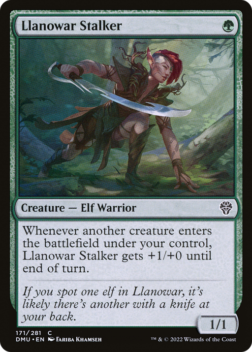Llanowar Stalker (DMU-171) [Dominaria United] MTG Single Wizards of the Coast