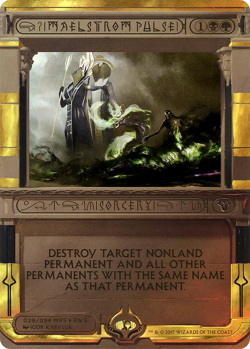 Maelstrom Pulse (MPS2-029) [Amonkhet Invocations] (Borderless) Foil MTG Single Wizards of the Coast