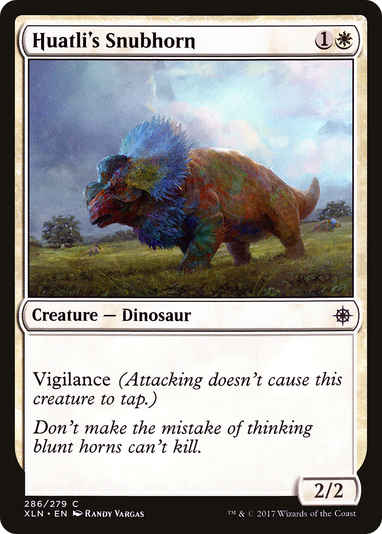 Huatli's Snubhorn (XLN-286) [Ixalan] Foil MTG Single Wizards of the Coast