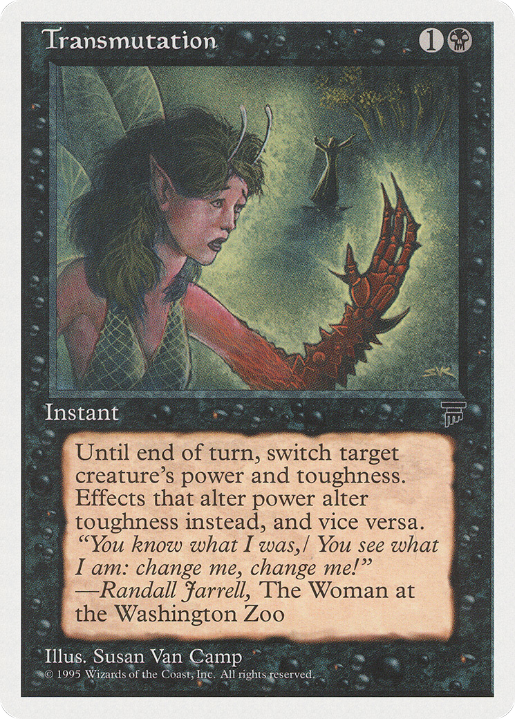 Transmutation (CHR-040) [Chronicles] MTG Single Wizards of the Coast