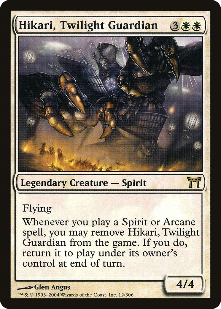 Hikari, Twilight Guardian (CHK-012) [Champions of Kamigawa] Foil MTG Single Wizards of the Coast