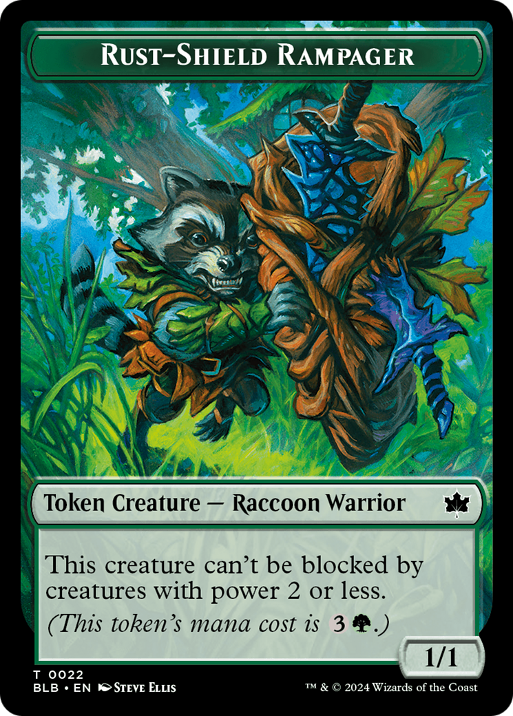 Rust-Shield Rampager Token (BLB-022) [Tokens] Bloomburrow Tokens MTG Single Wizards of the Coast