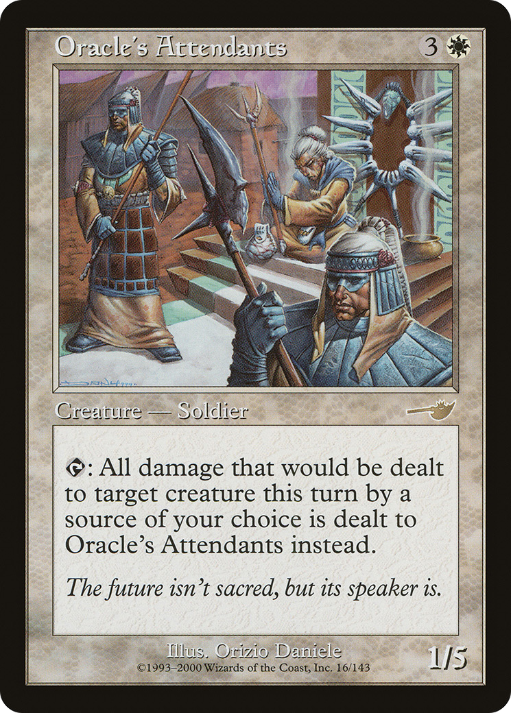 Oracle's Attendants (NMS-016) [Nemesis] Foil MTG Single Wizards of the Coast