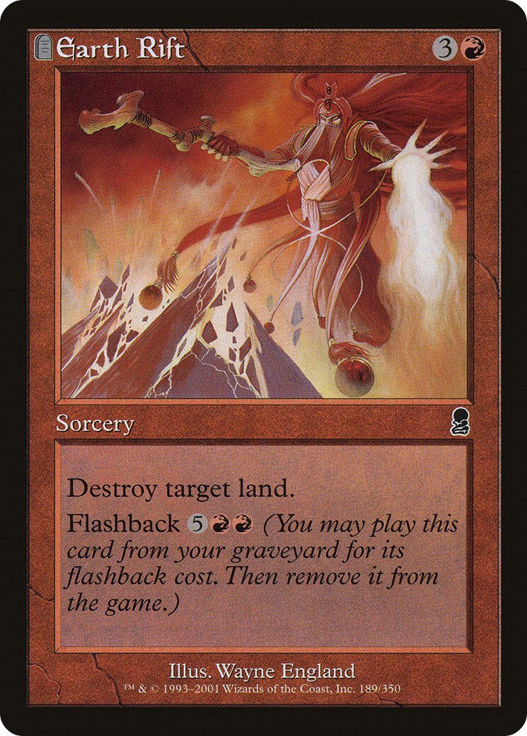 Earth Rift (ODY-189) [Odyssey] Foil MTG Single Wizards of the Coast