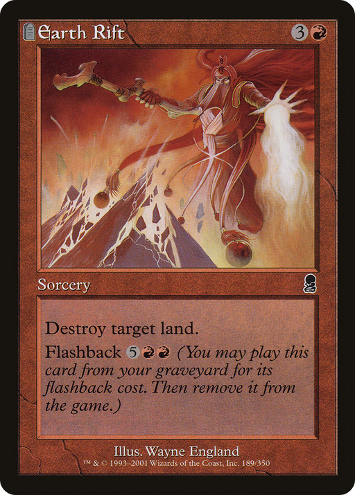 Earth Rift (ODY-189) [Odyssey] MTG Single Wizards of the Coast