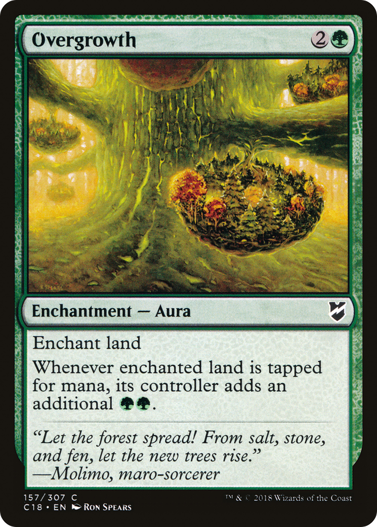Overgrowth (C18-157) [Commander 2018] MTG Single Wizards of the Coast