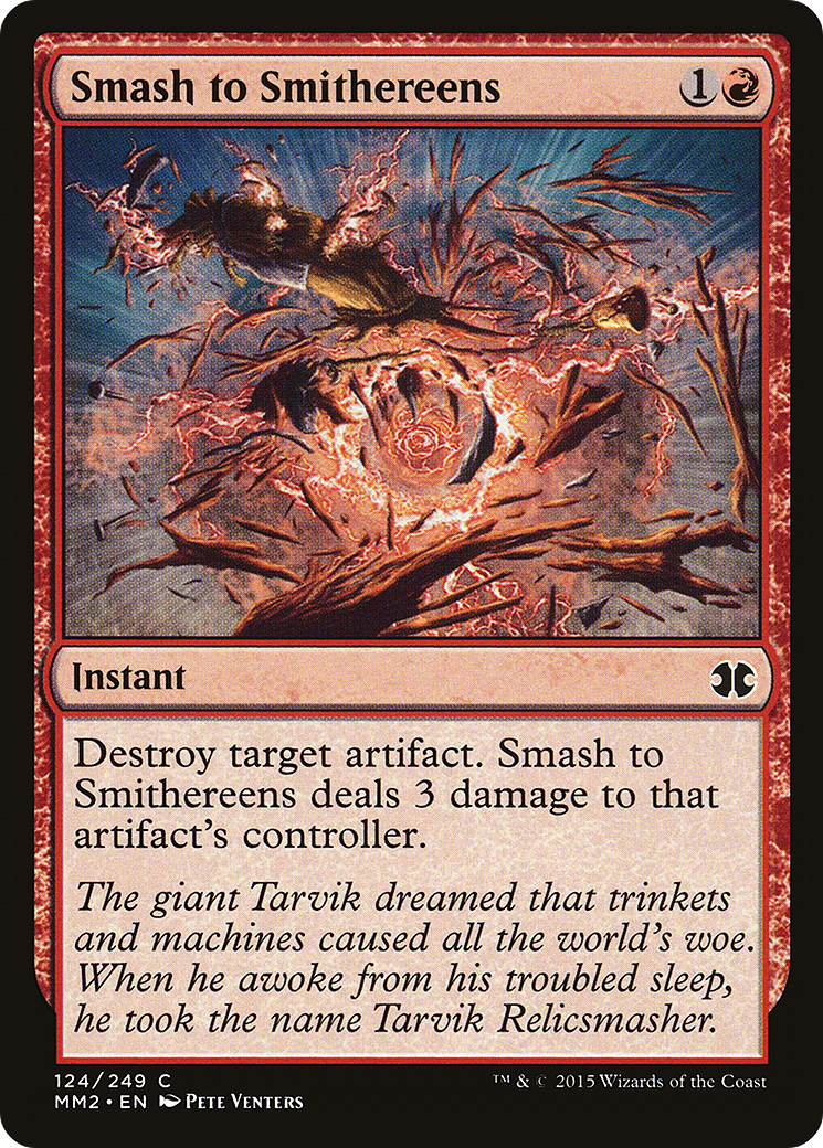 Smash to Smithereens (MM2-124) [Modern Masters 2015] MTG Single Modern Masters 2015