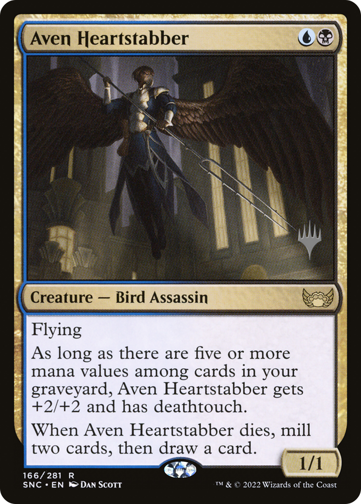 Aven Heartstabber (PPSNC-166P) [Streets of New Capenna Promos] MTG Single Wizards of the Coast