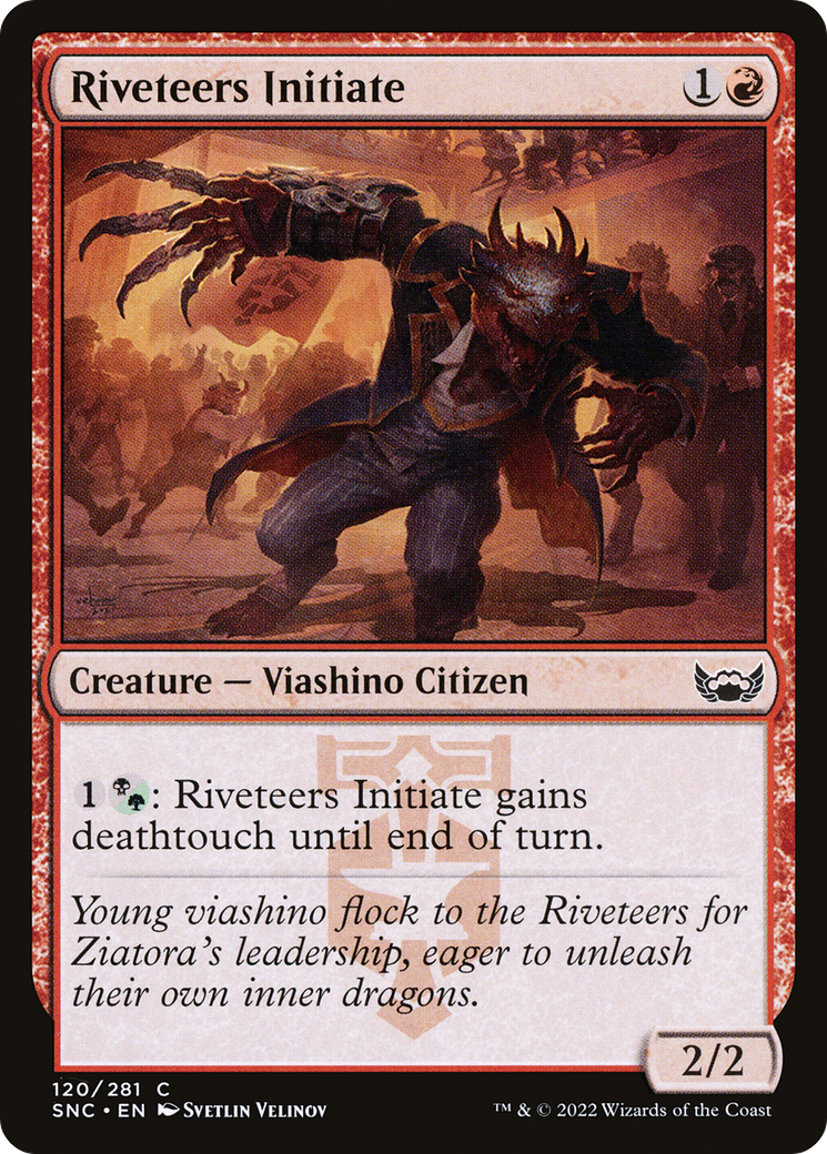 Riveteers Initiate (SNC-120) [Streets of New Capenna] Foil MTG Single Wizards of the Coast
