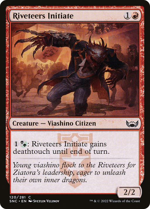 Riveteers Initiate (SNC-120) [Streets of New Capenna] MTG Single Wizards of the Coast