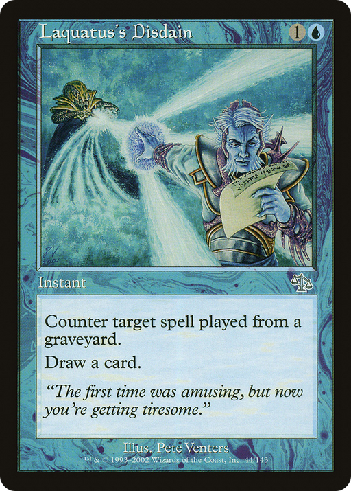 Laquatus's Disdain (JUD-044) [Judgment] MTG Single Wizards of the Coast