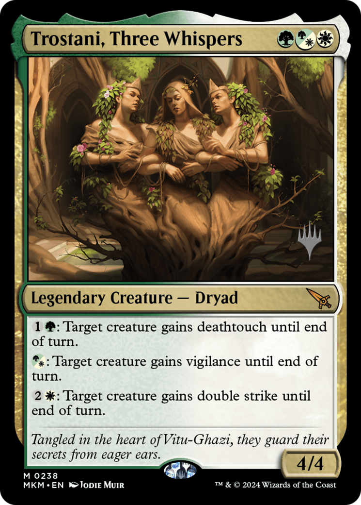Trostani, Three Whispers (PPMKM-238) [Murders at Karlov Manor Promos] Foil MTG Single Wizards of the Coast