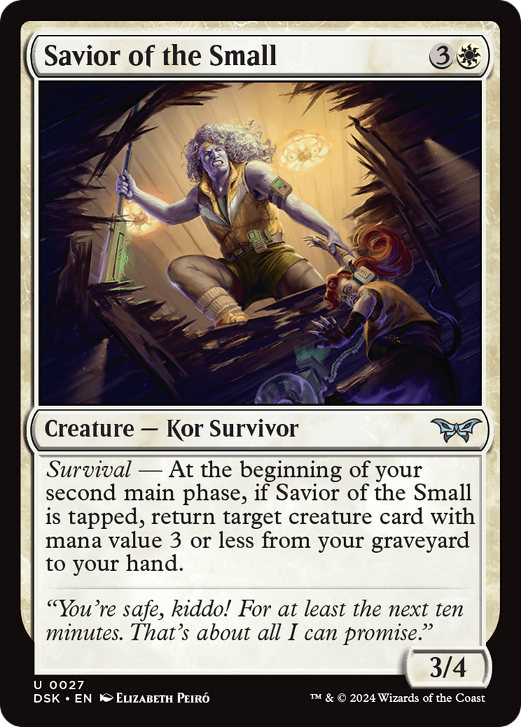 Savior of the Small (DSK-027) [Duskmourn: House of Horror] MTG Single Wizards of the Coast