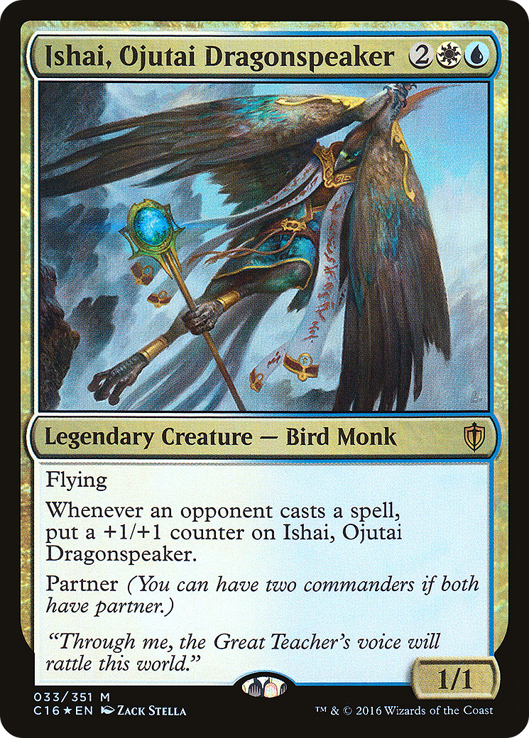 Ishai, Ojutai Dragonspeaker (C16-033) [Commander 2016] Foil MTG Single Wizards of the Coast