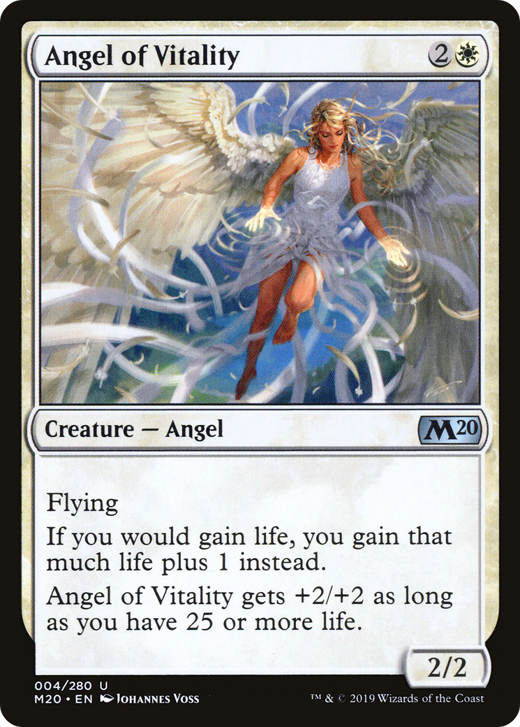 Angel of Vitality (M20-004) [Core Set 2020] MTG Single Wizards of the Coast
