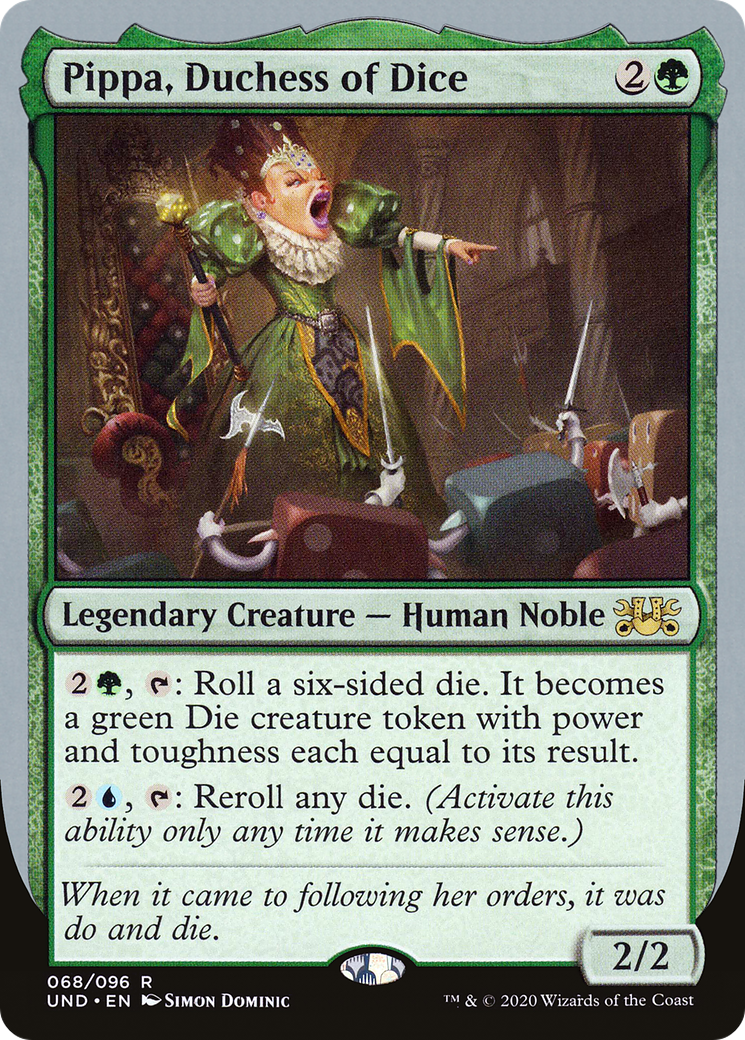 Pippa, Duchess of Dice (UND-068) [Unsanctioned] MTG Single Wizards of the Coast