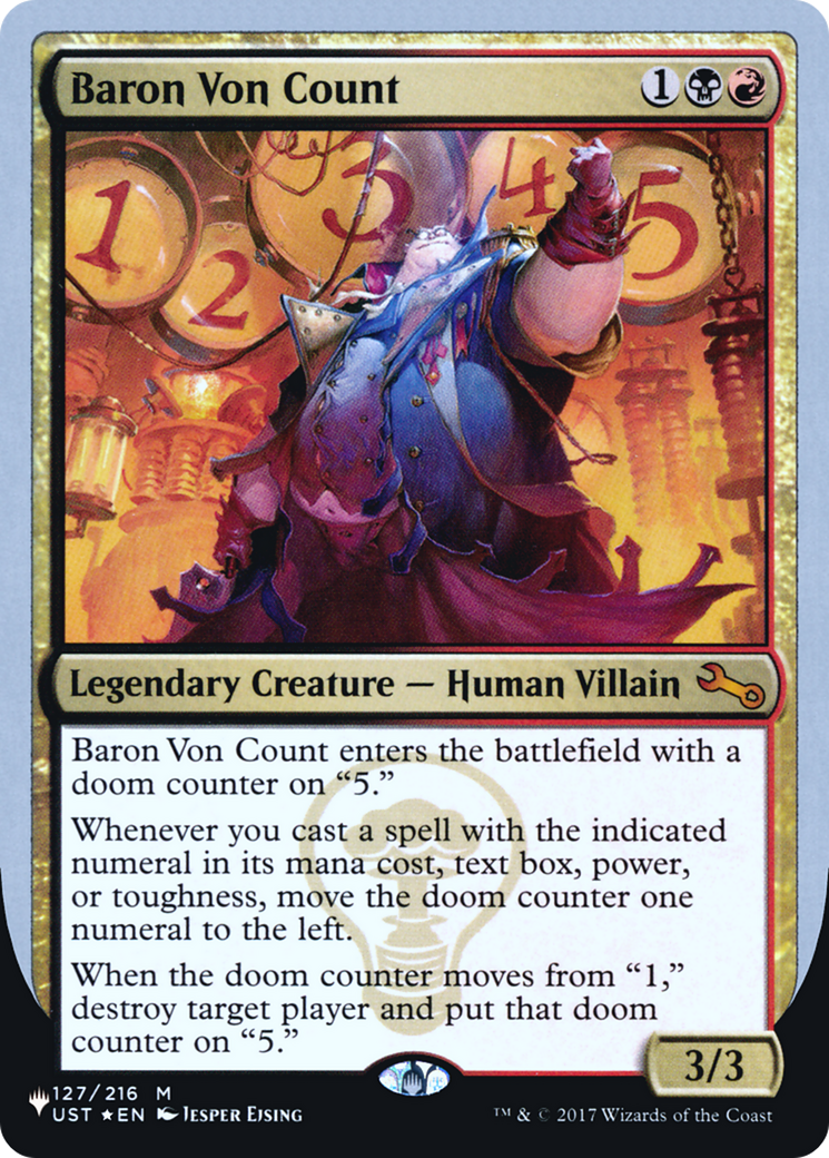 Baron Von Count (LIST-043) [Mystery Booster] The List (Unfinity Foil Edition) Foil MTG Single Wizards of the Coast
