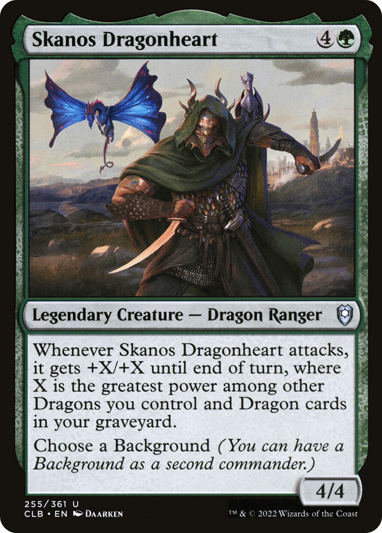Skanos Dragonheart (CLB-255) [Commander Legends: Battle for Baldur's Gate] MTG Single Wizards of the Coast
