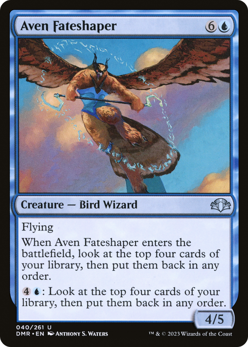 Aven Fateshaper (DMR-040) [Dominaria Remastered] Foil MTG Single Wizards of the Coast