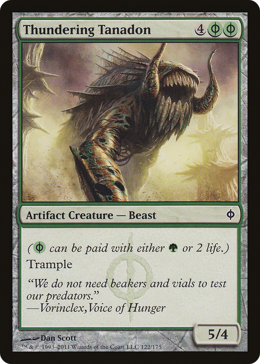 Thundering Tanadon (NPH-122) [New Phyrexia] MTG Single Wizards of the Coast