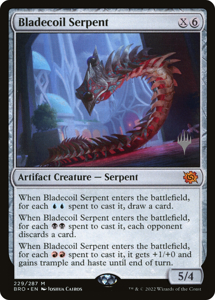 Bladecoil Serpent (PPBRO-229) [The Brothers' War Promos] MTG Single Wizards of the Coast