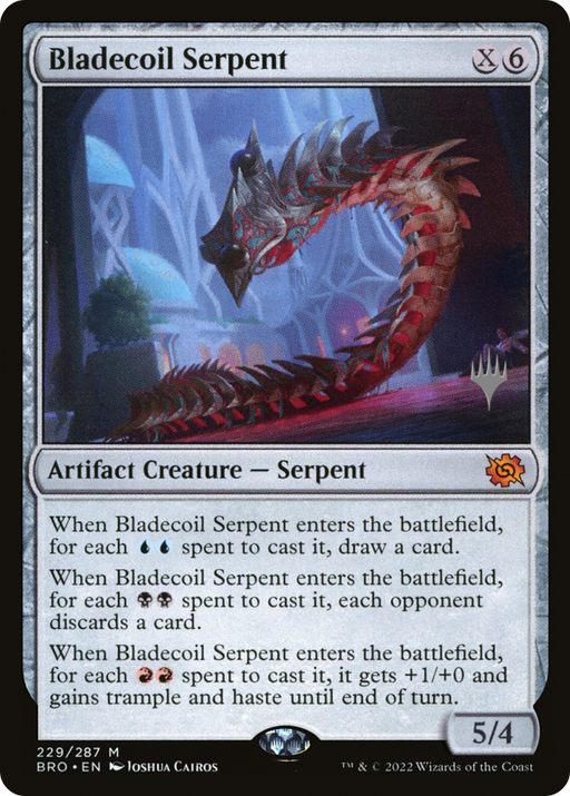 Bladecoil Serpent (PPBRO-229) [The Brothers' War Promos] MTG Single Wizards of the Coast