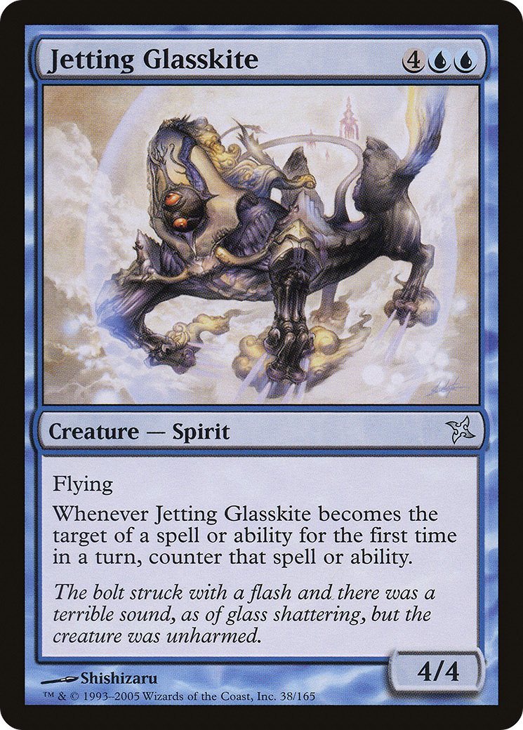 Jetting Glasskite (BOK-038) [Betrayers of Kamigawa] MTG Single Wizards of the Coast
