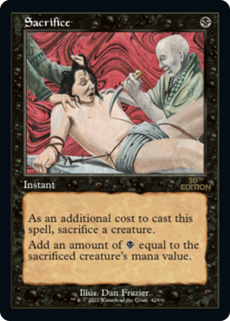 Sacrifice (30A-418) [30th Anniversary Edition] MTG Single Wizards of the Coast