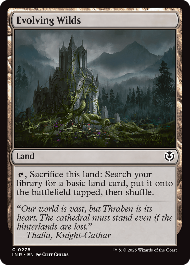 Evolving Wilds (INR-278) [Innistrad Remastered] Foil MTG Single Wizards of the Coast